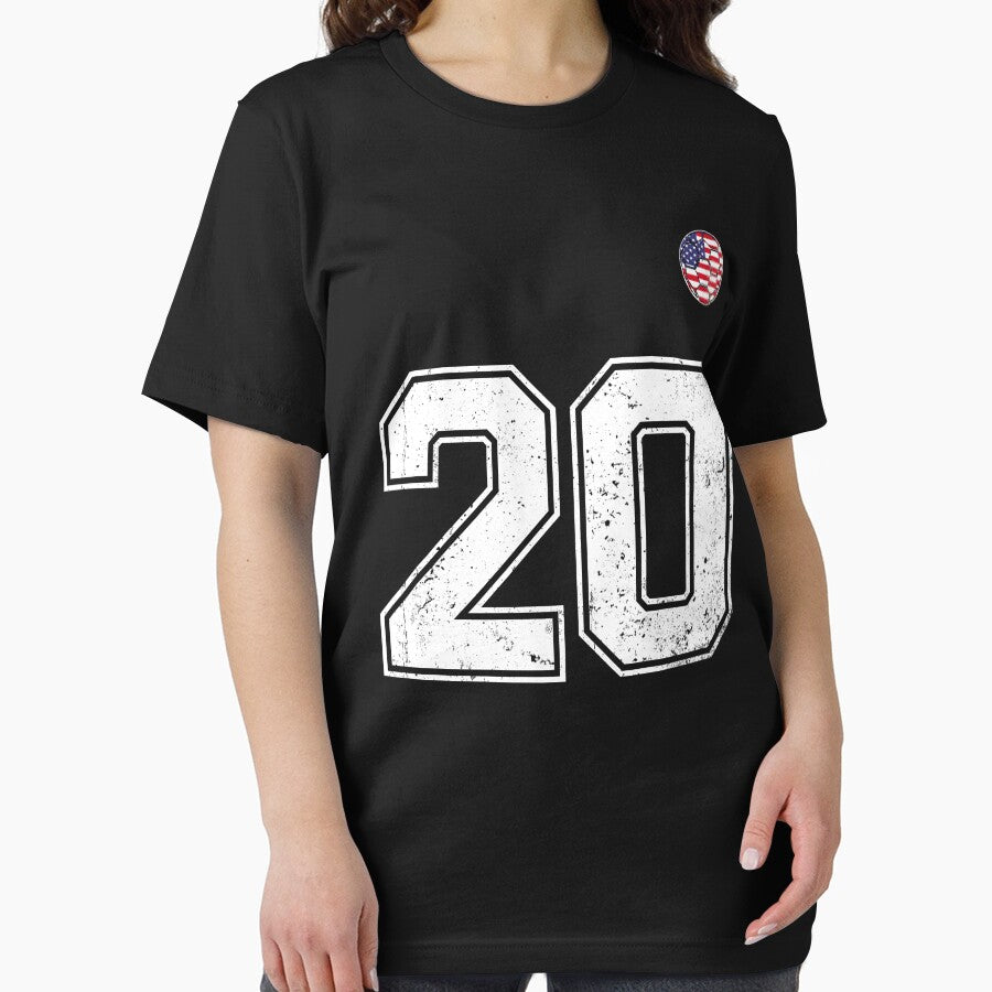 Soccer player Jersey number 20 Usa Fans by RoyesButler