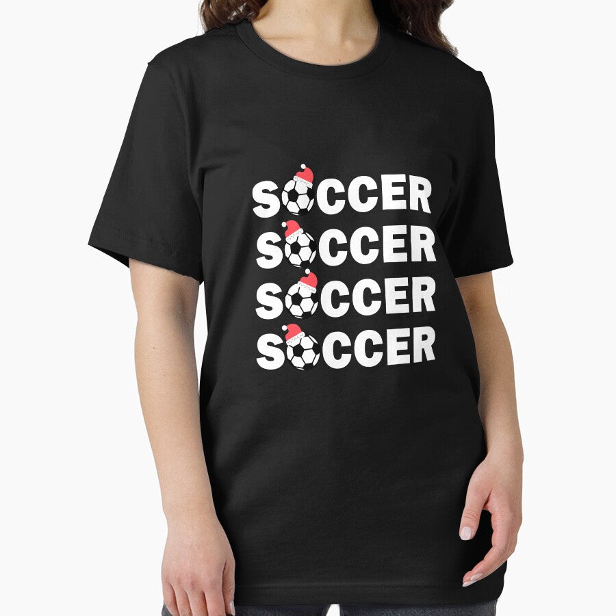 Funny Soccer Christmas Xmas Humor Santa Claus Sports by Essetino