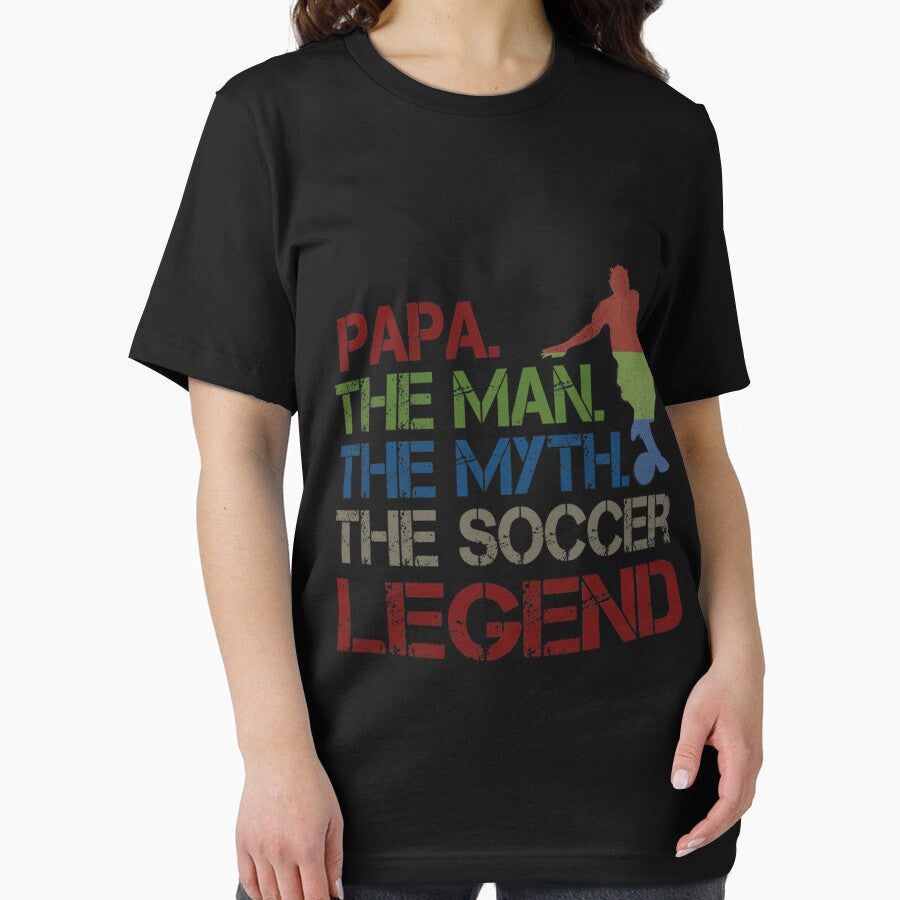 Dad The Soccer Legend Essential T-Shirt by pkelseysi
