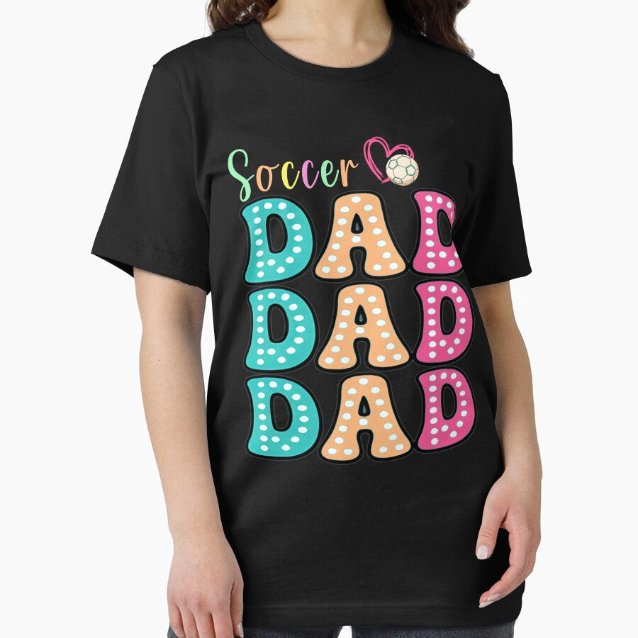 Cute Soccer Dad Polka Dot Graphic by LarryMBrown