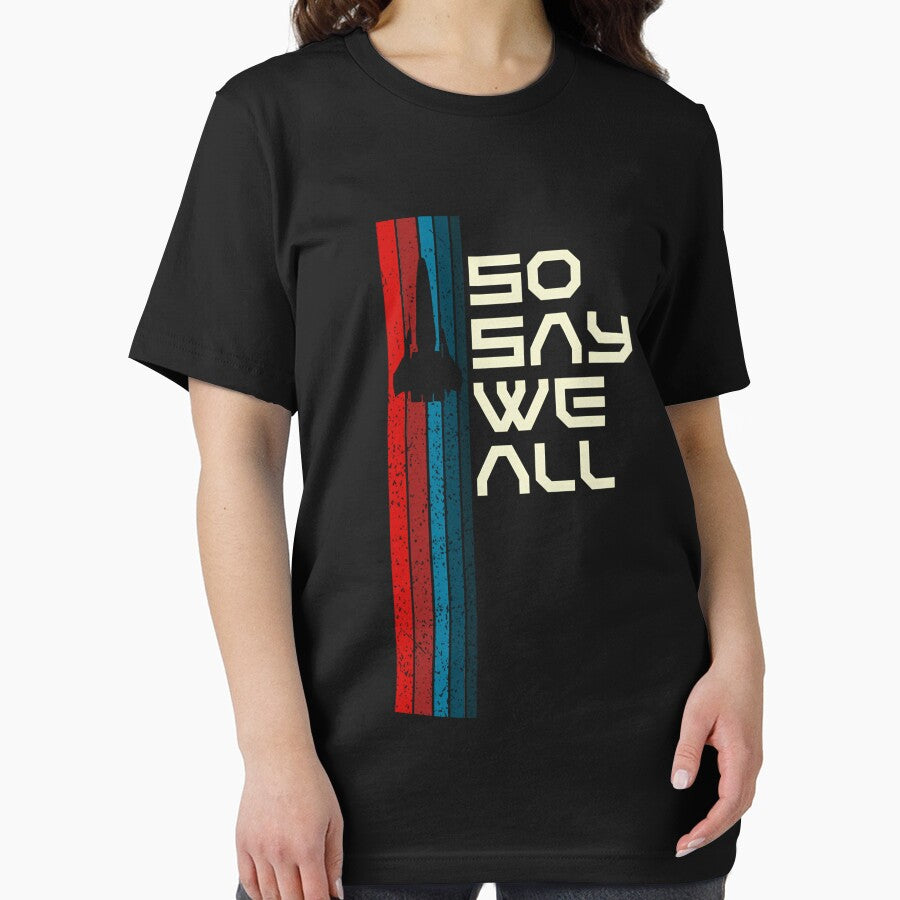 Retro Viper So Say We All - Battlestar Galactica by Designx3