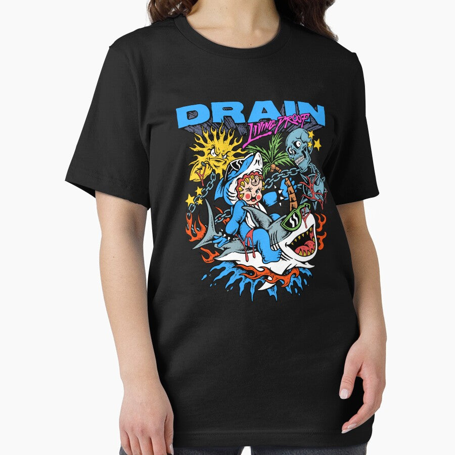 Drain Living Proof Skull Shark by Stiodesign