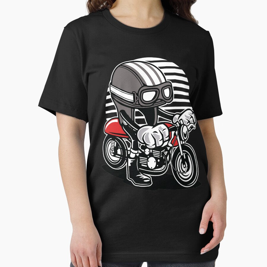 Cafe Racer Helmet Cartoon by Cheap Women's Shirts
