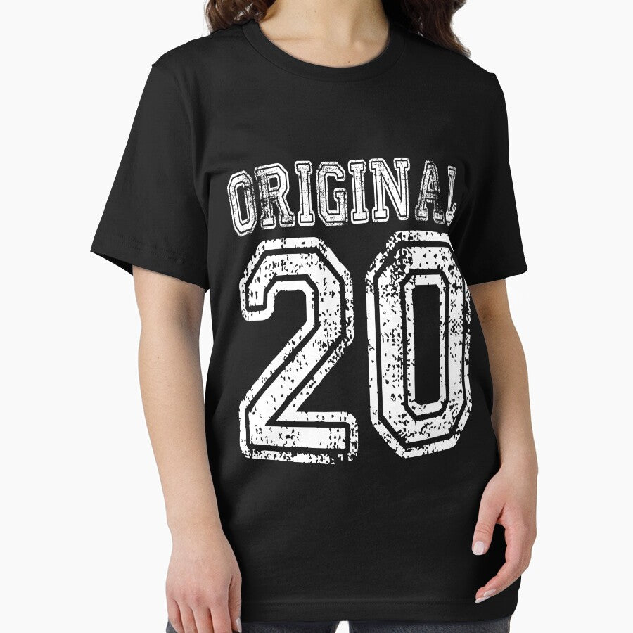 Original 20 2020 1920 T-shirt Birthday Gift Age Year Old Boy Girl Cute Funny Man Woman Jersey Style by arcadetoystore
