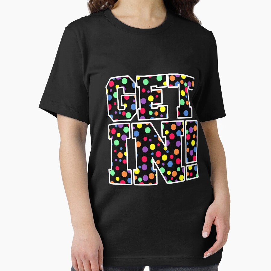 Get In! Coloured Spots by HandDrawnTees