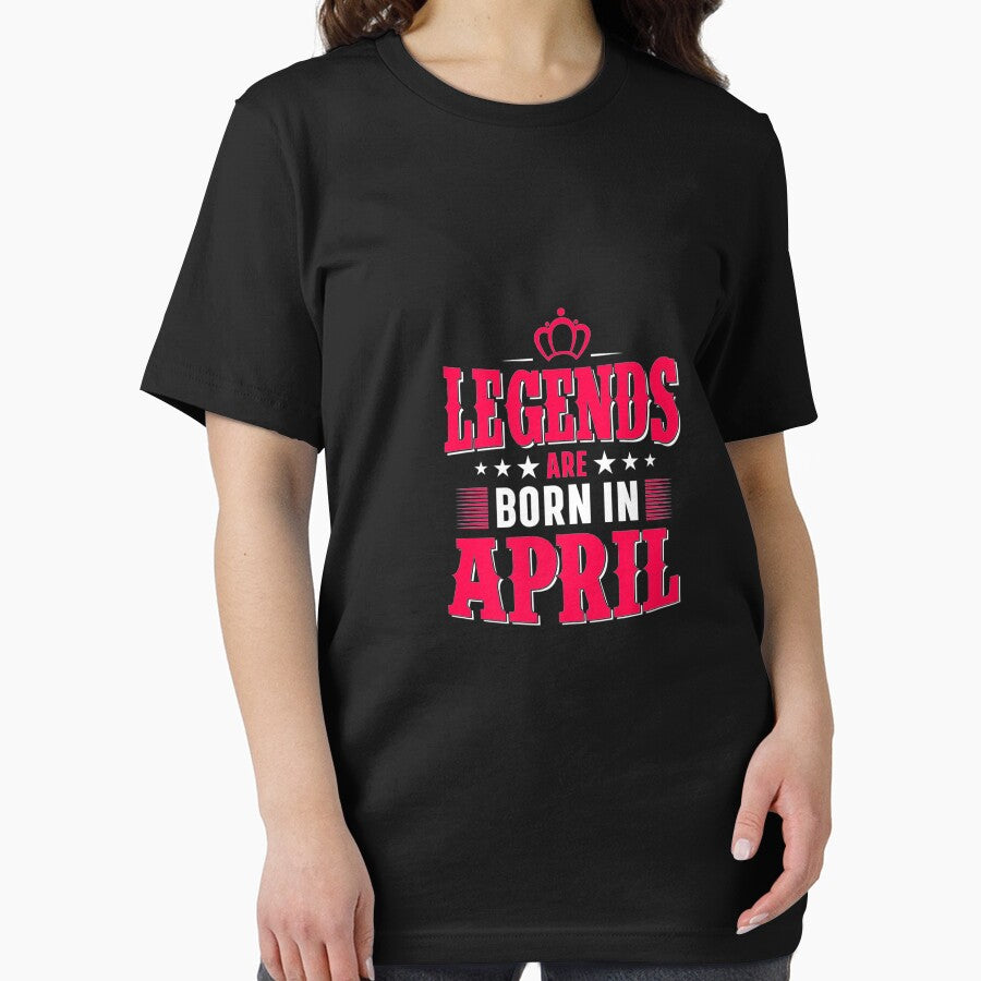 Cool All Legends Are Born In April, April Birthday Month Premium T-Shirt by shop   luisant