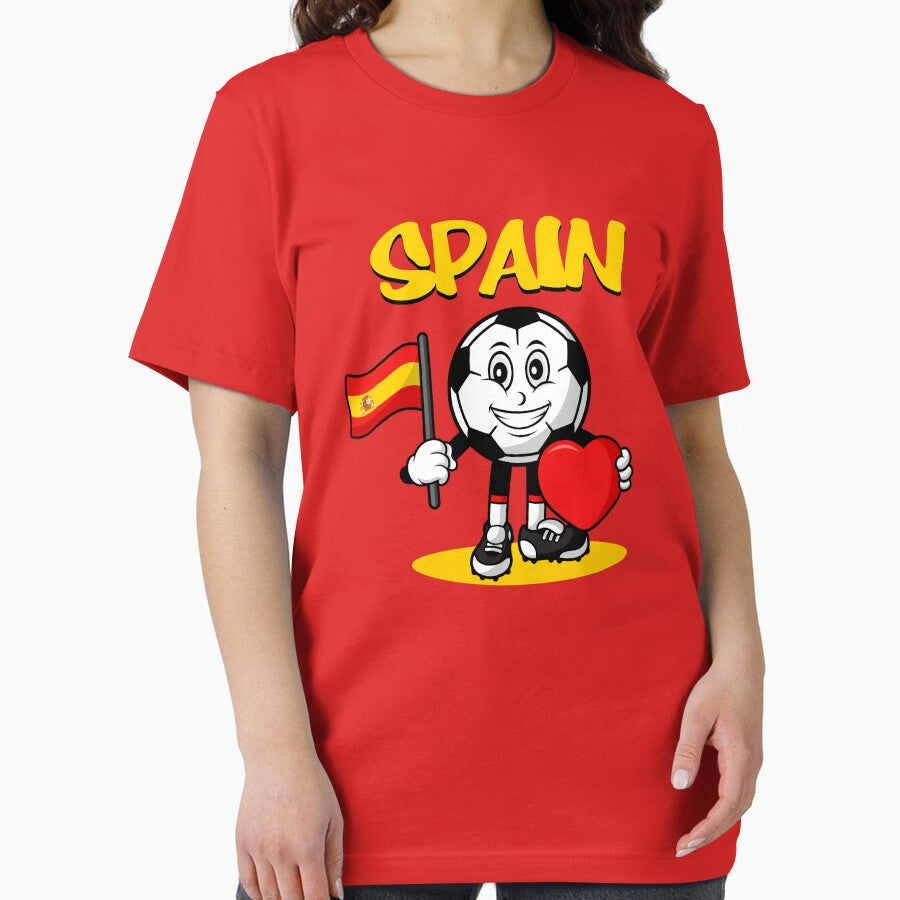 Cute Spain Football Lover Design by Salukeart