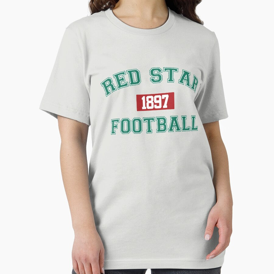 Red Star Football Athletic College Style 1 Gray by Toma-51