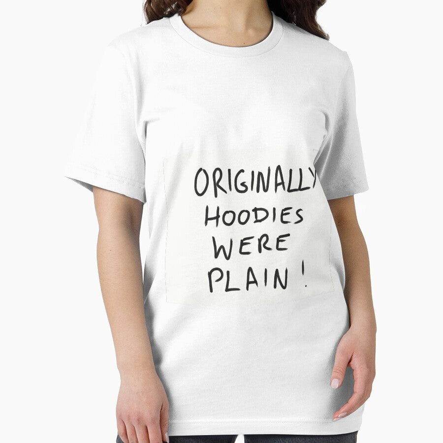 Originally Hoodies Were Plain ! by stude