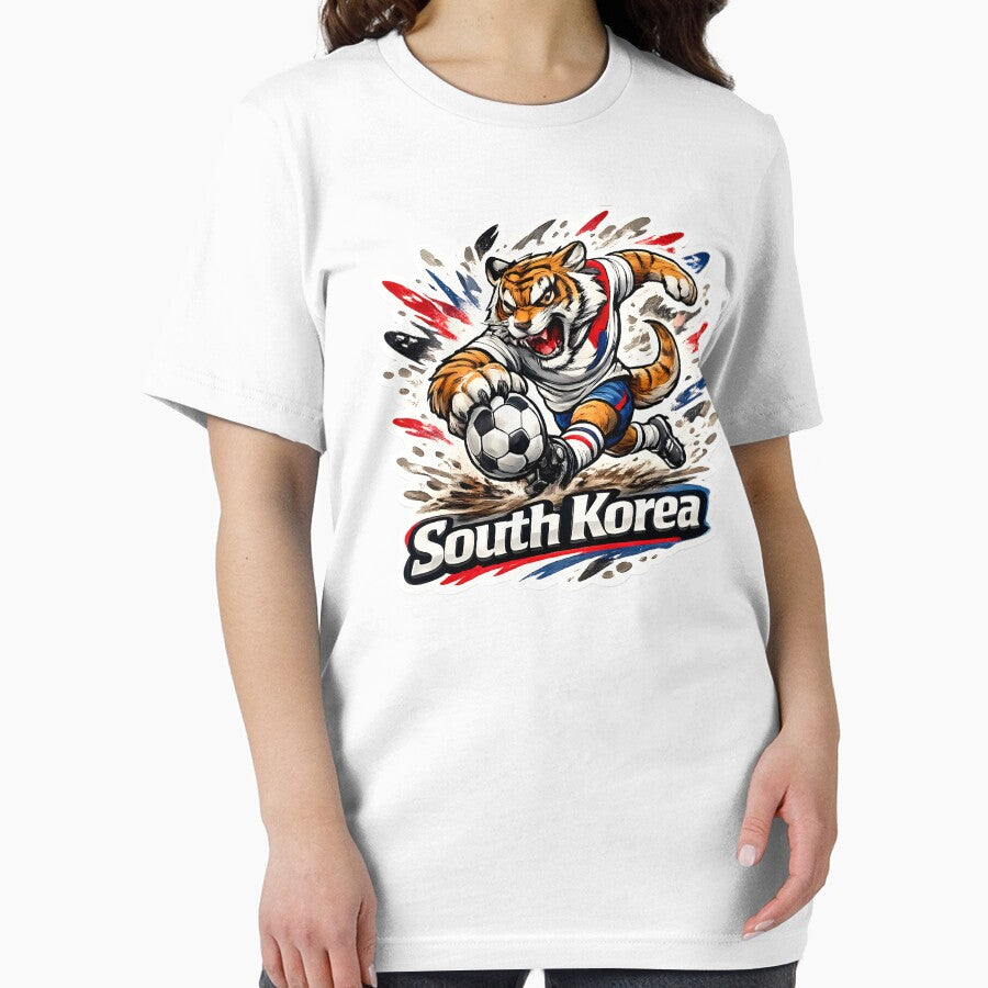 South Korea Tiger Soccer Mascot by Ambroa Stuff