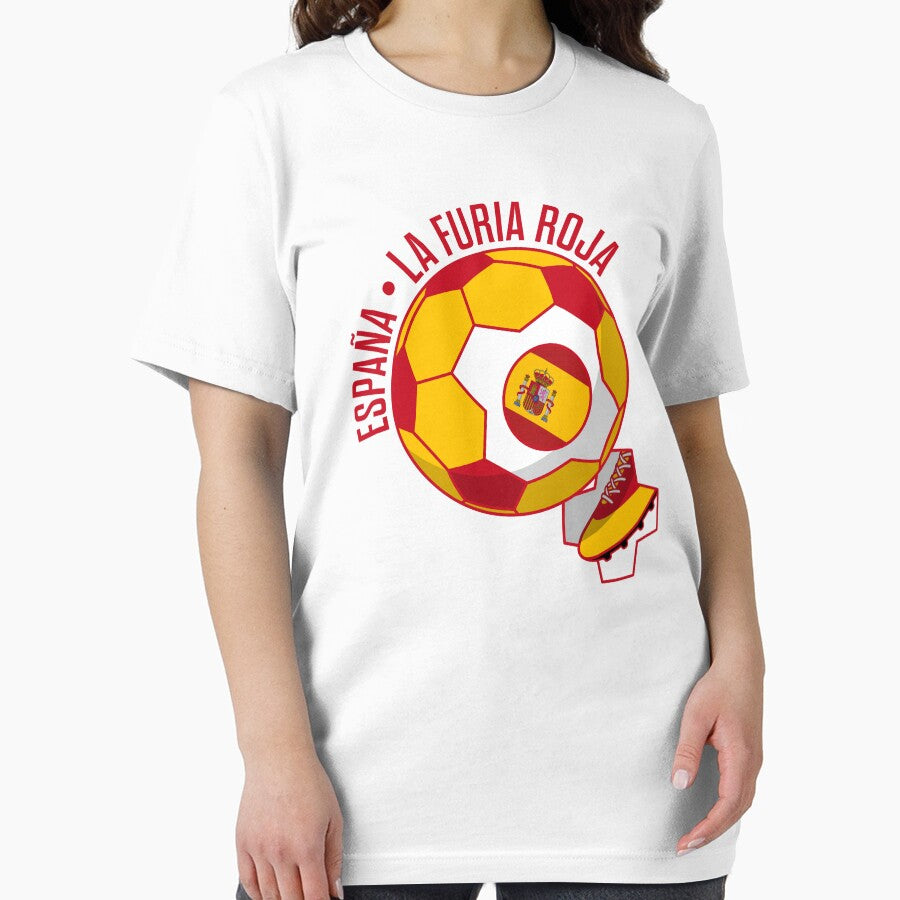 La Furia Roja - Espana - Spanish Flag Soccer / Football Fan Spain by ClickForMore