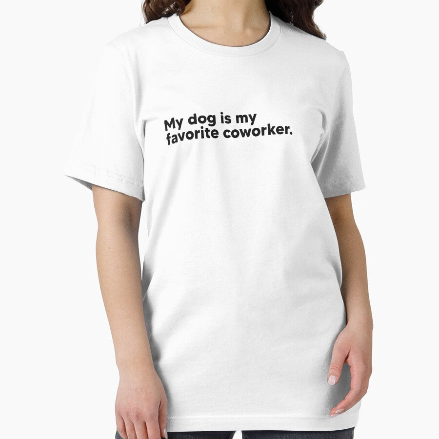 My dog is my favorite coworker by Lateef Prints