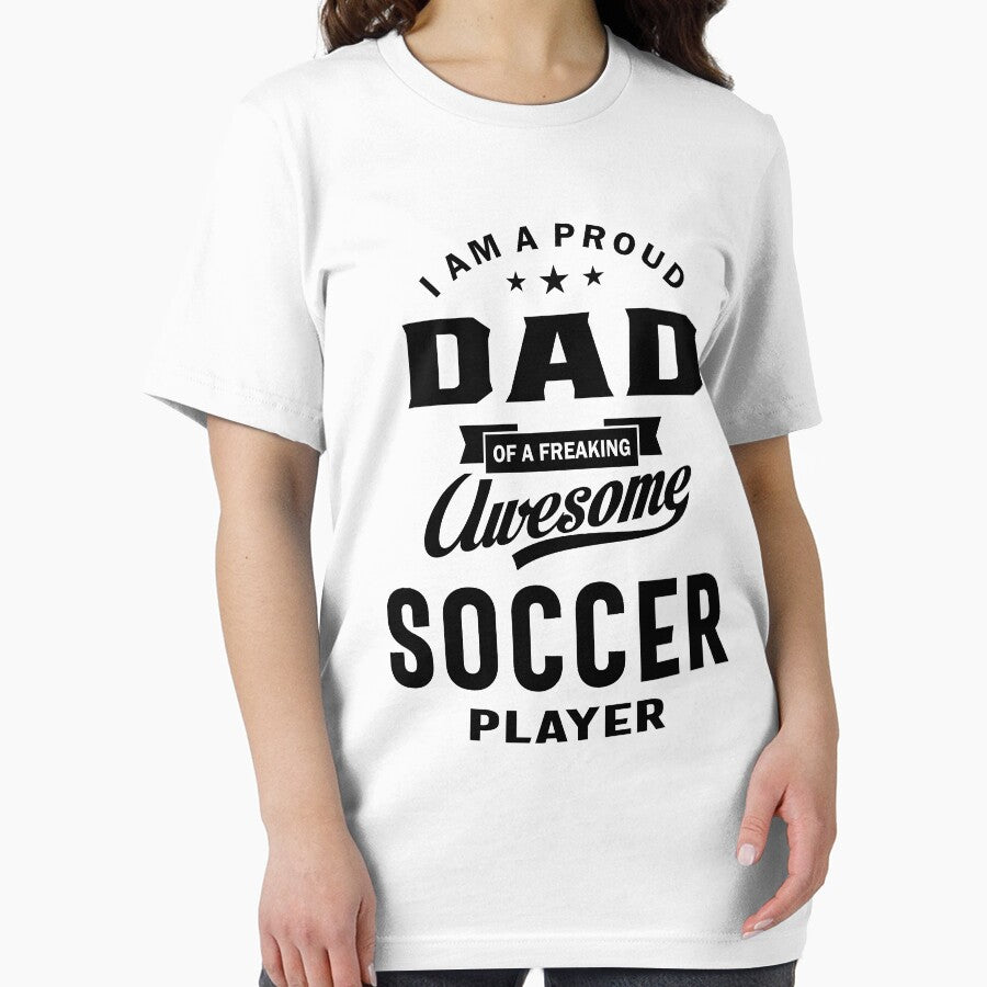 Proud Dad Of An Awesome Soccer Player | Dad and Grandpa Gift by cidolopez