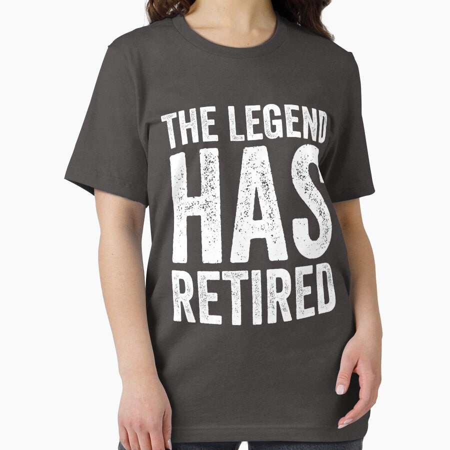 The Legend Has Retired-The Legend Has Retired Slim Fit T-Shirt by Al Collections