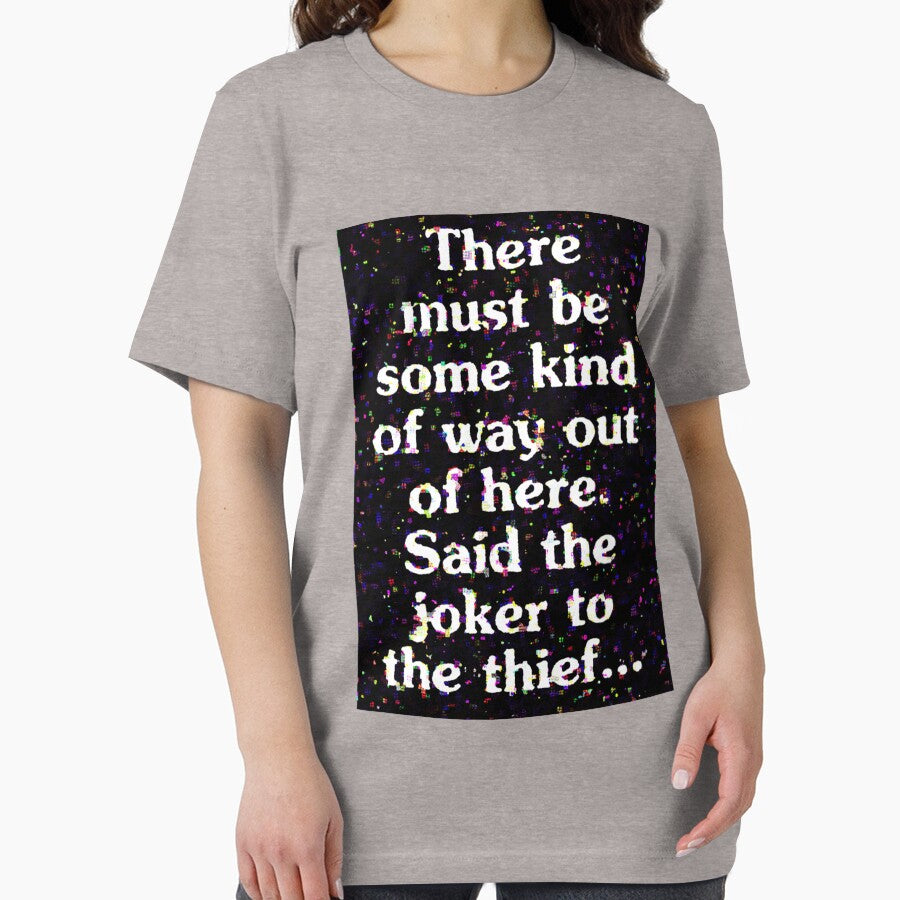 All Along the Watchtower Lyric Art Premium by RogerLehman