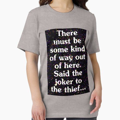 All Along the Watchtower Lyric Art Premium by RogerLehman