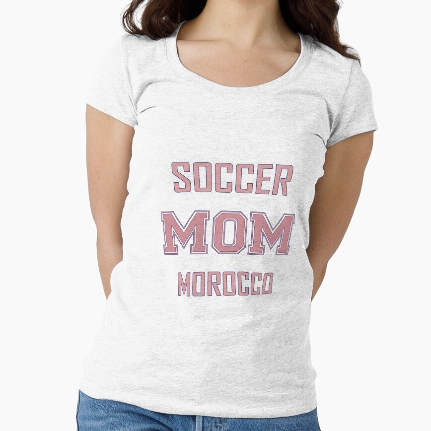 Proud MOROCCO Mom Soccer World Cup USA T-Shirt 2026 | Gift for Mom | Soccer Life Shirt by Mama ink co.