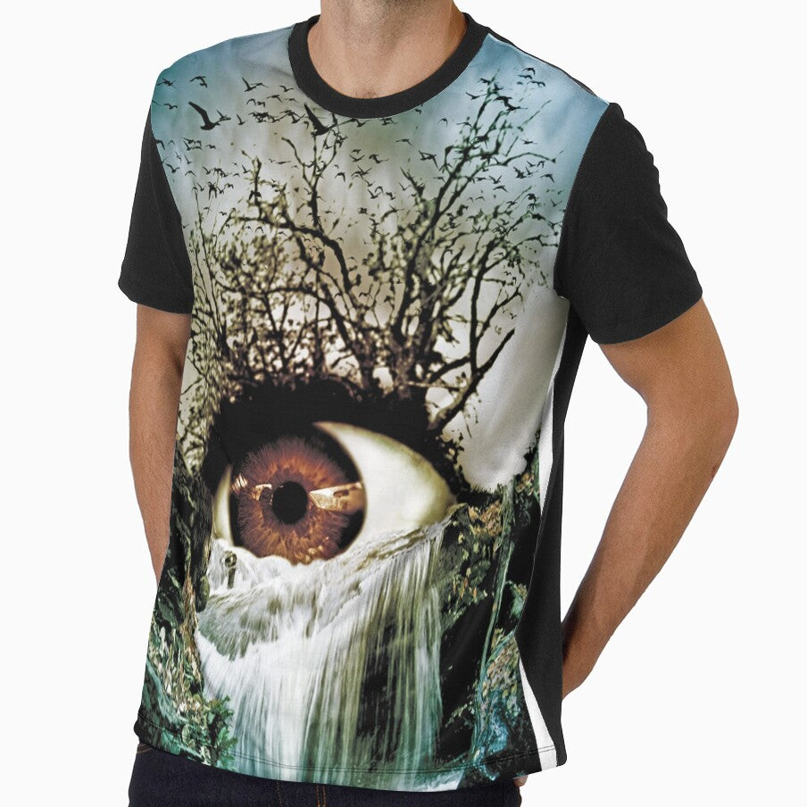 Waterfall Tears – Surreal Eye Collage by caracatita75