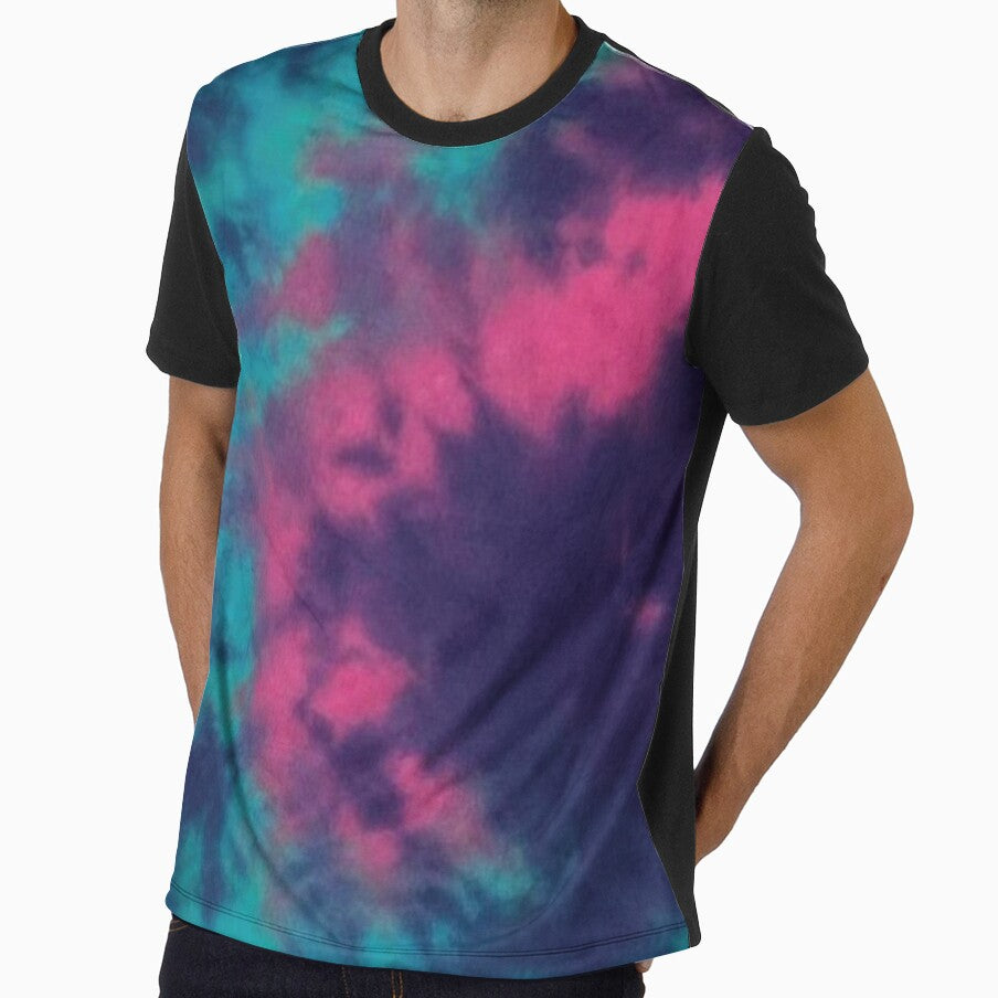 Dragon Fruit, Turquoise, And Midnight Blue Tie Dye by StarsForgers