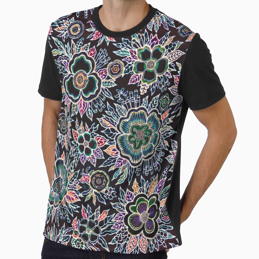 Neon Garden | Psychedelic Floral | Hestia Collection by Bloom Theory
