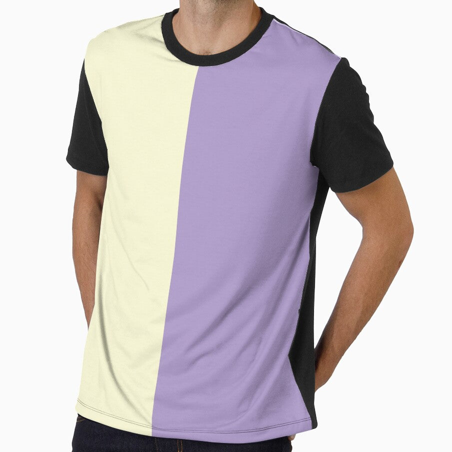 Lavender Purple and Pale Yellow Solid Color by PabloPatterns