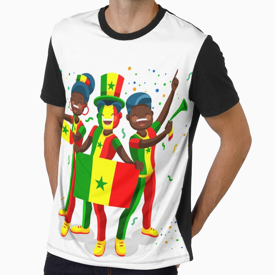 Senegal Flag Football Fans by aurielaki
