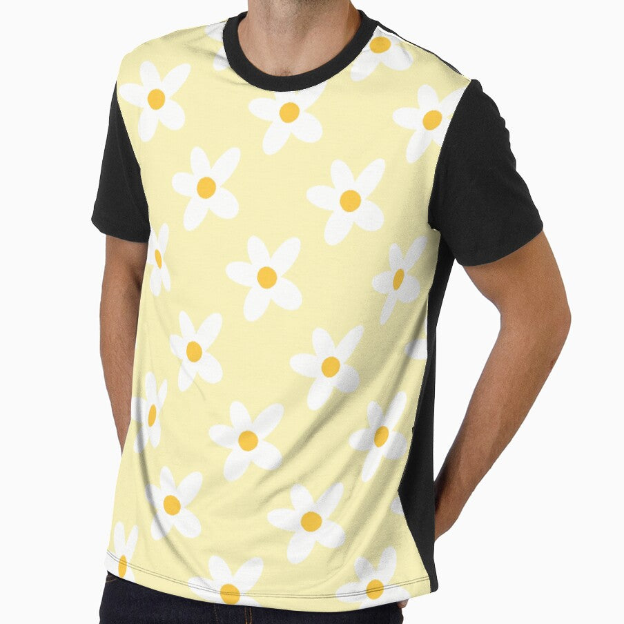 Cute and Simple Flower (Yellow Background) by KharaFox Design