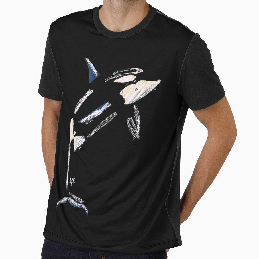 Brushstroke Orca by V Cubed Creations