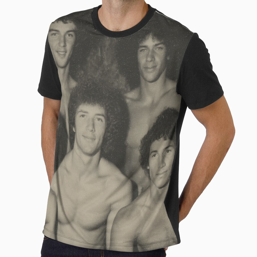 Boys of Summer Vintage 70s Black and White by Atlas Kai