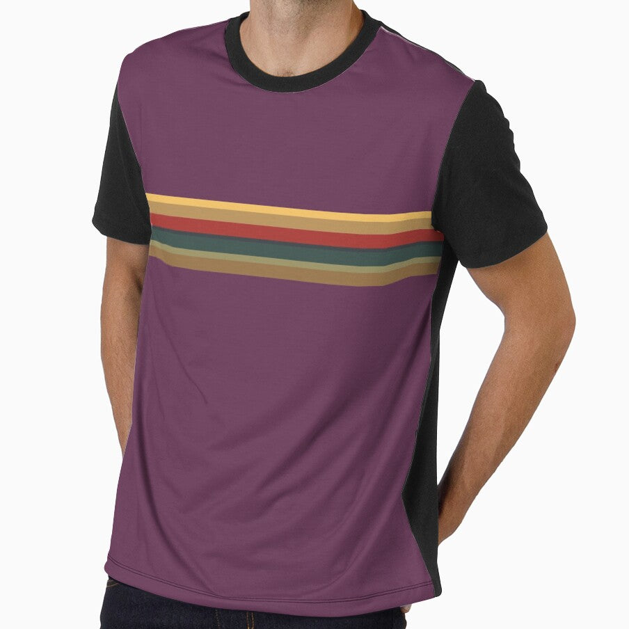 13th Doctor Rainbow Top (Purple Cosplay Shirt and Mask) by Texterns