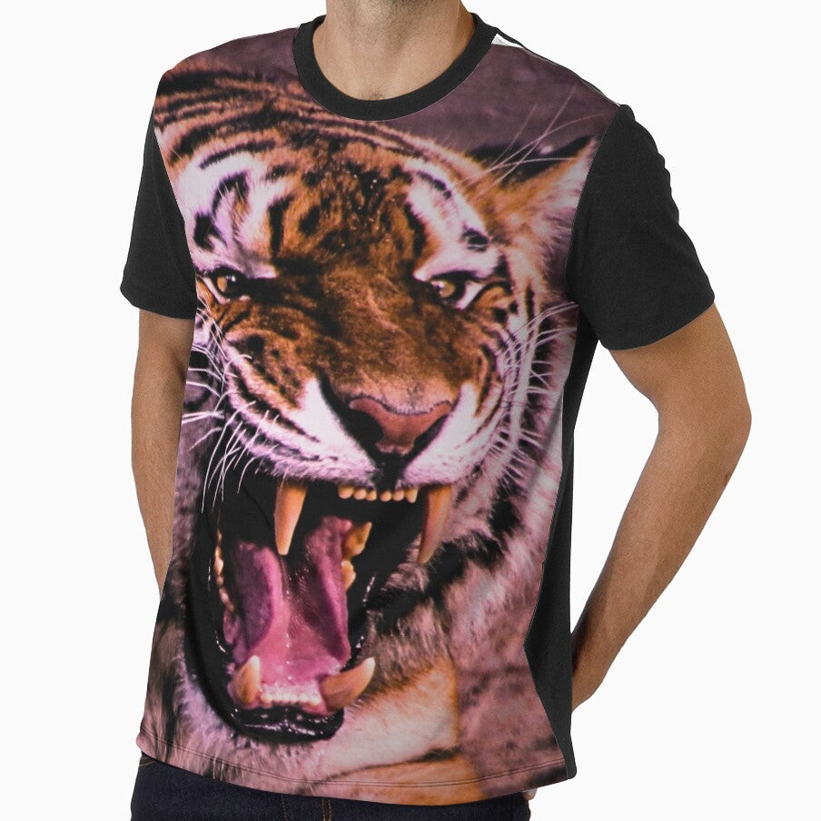 stretched tiger roar by Lucy4forbes
