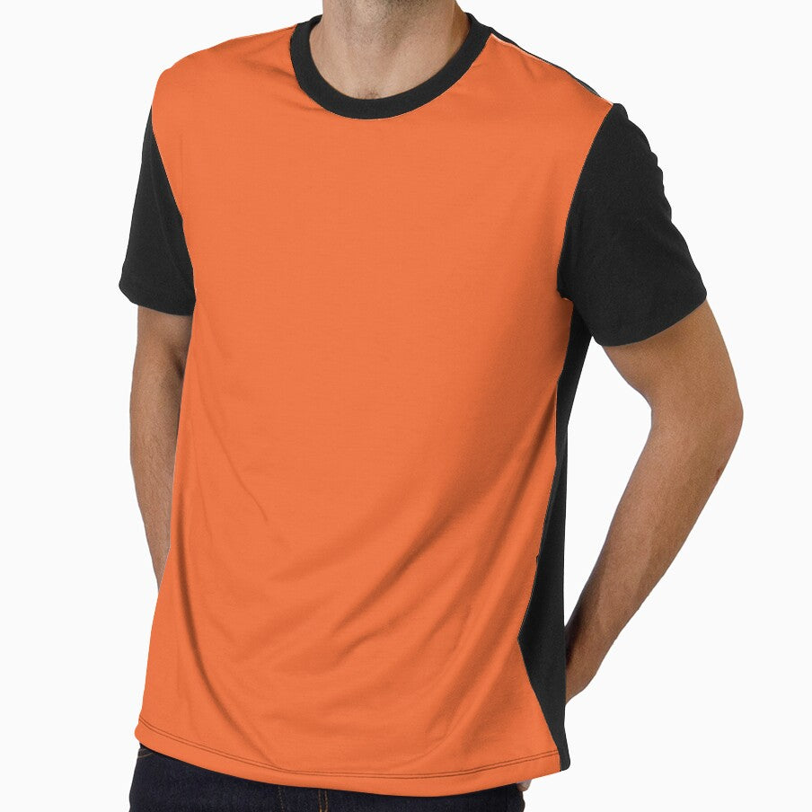 Dark Orange Solid Plain Background by burbankdesigns