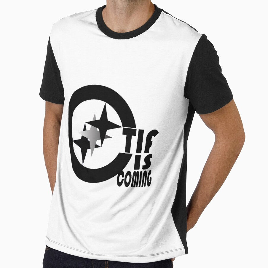 otif is coming, Santa Claus is coming cute funny christmas movie party xmas gift - womens mens Unisex T-SHIRT by Otif