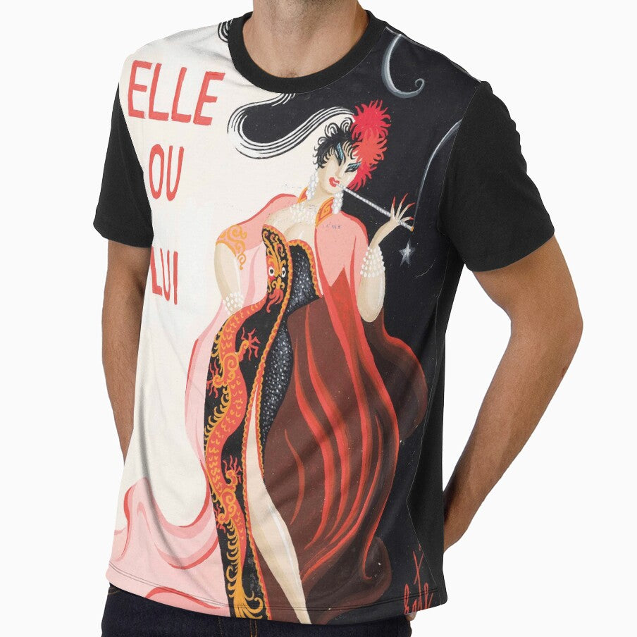 Elle Ou Lui by Romain De Tirtoff (Erte) - Vintage Art by RickE