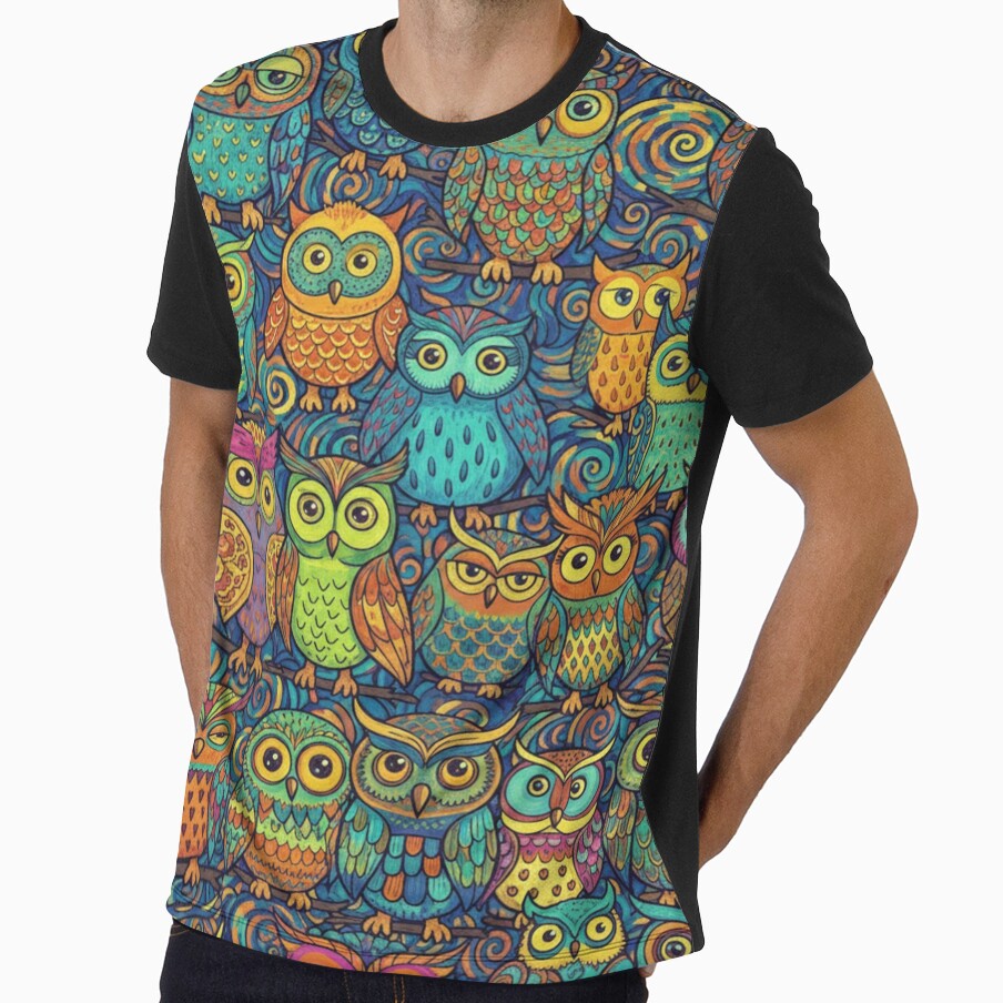 Premium Gift – Mystic Owls Doodle iphone case by Imaginarium of Chaos falcon88