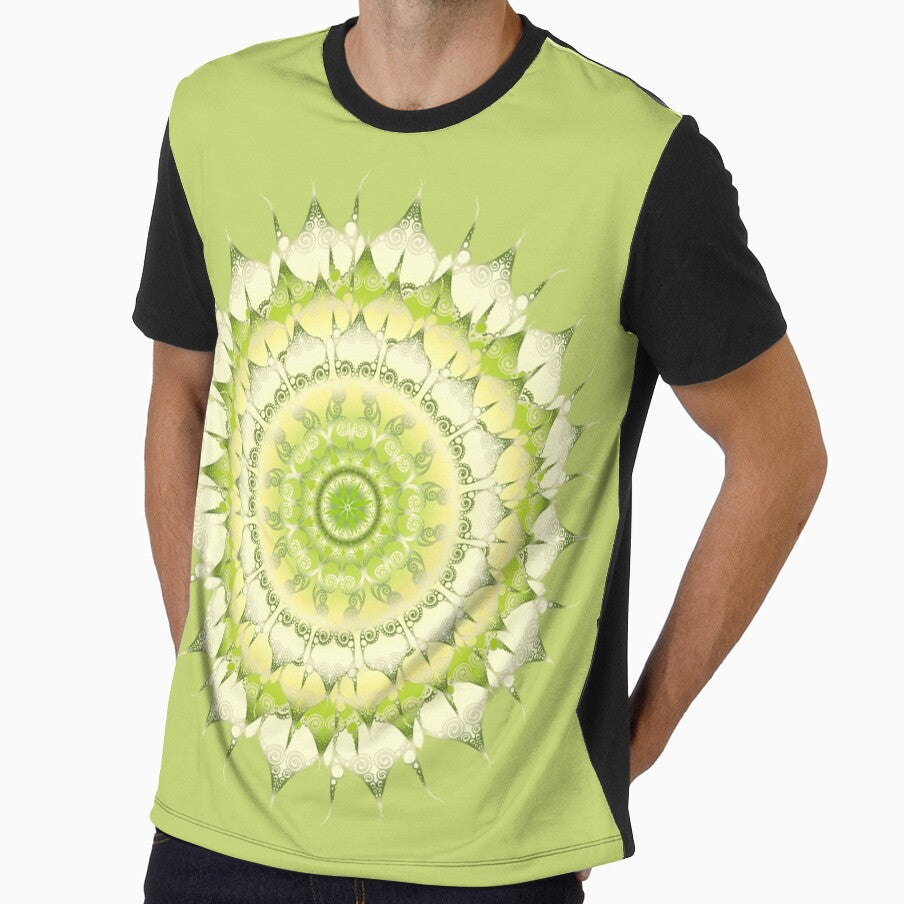 Delicate Mandala green by pearlposition