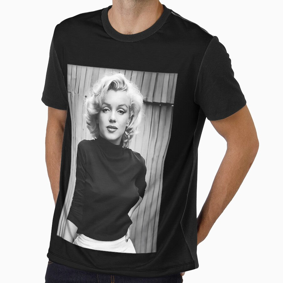 Marilynn Monroe Black and White Portrait by ClumsyHartman