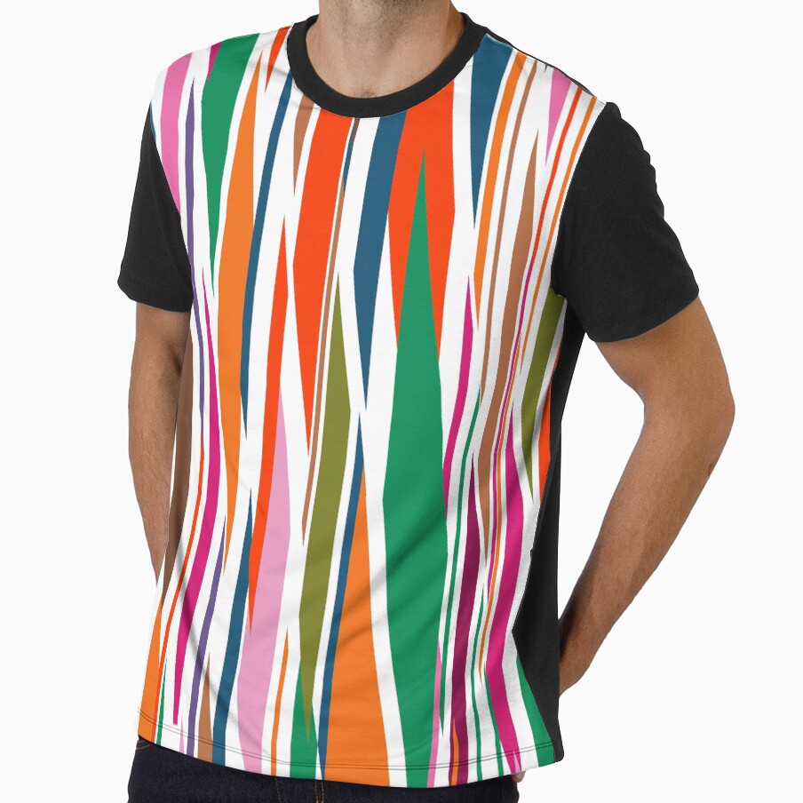 Colorful vertical stripe pattern by TheCosmoWest