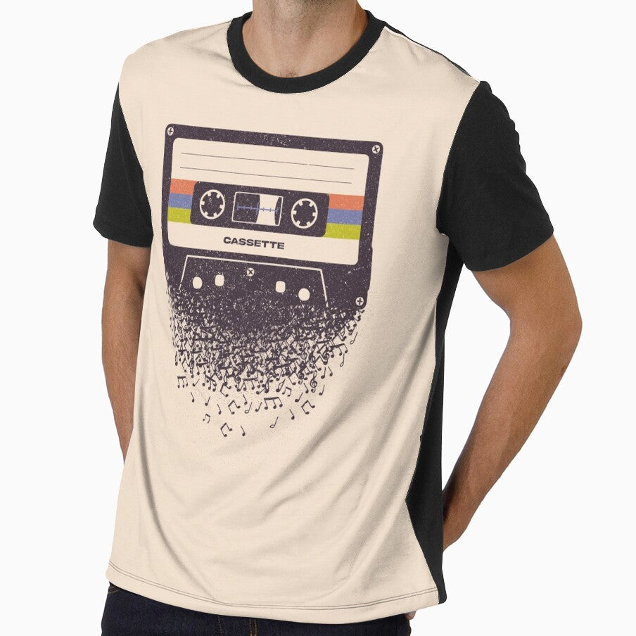 Cassette Swan Song Musical Notes by Tobe Fonseca by Tobe Fonseca®