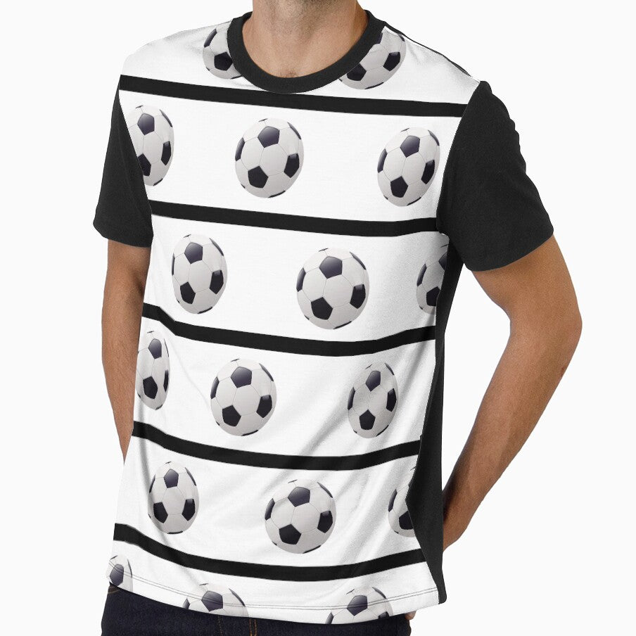 Football White & Black - FOOT0012 by 3-Starfish