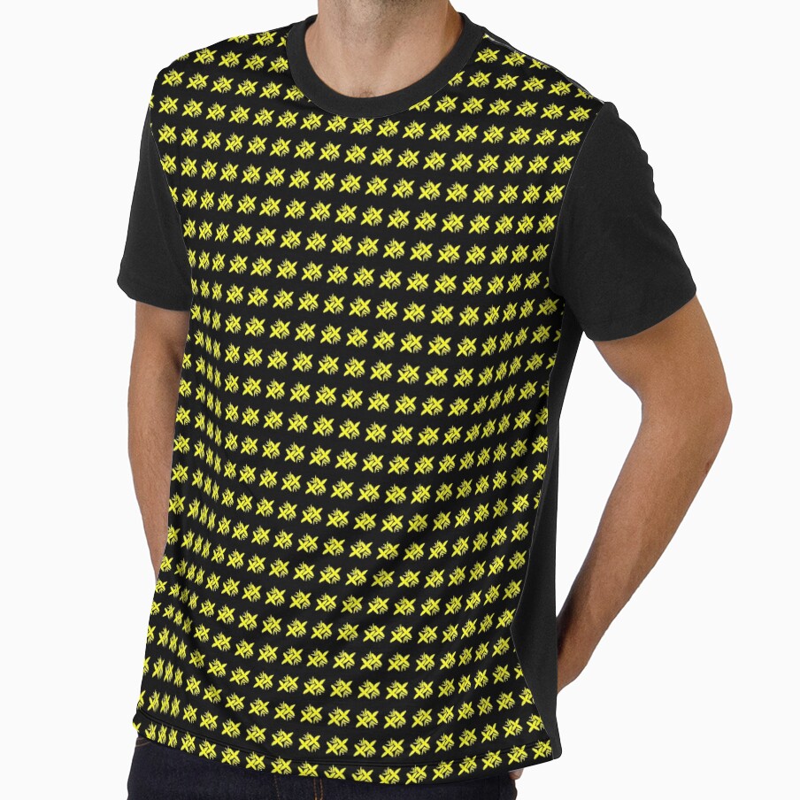 Traditional Japanese Flowery Pattern (black and gold) by Zeroskillanimat