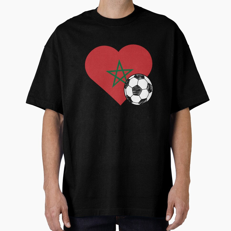 Morocco Soccer Heart Design by FinalScoreClub