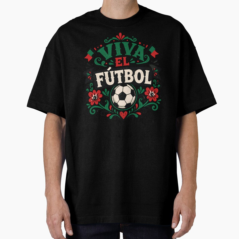 Viva El Futbol Mexican Folk Art Style by RoooDesigns