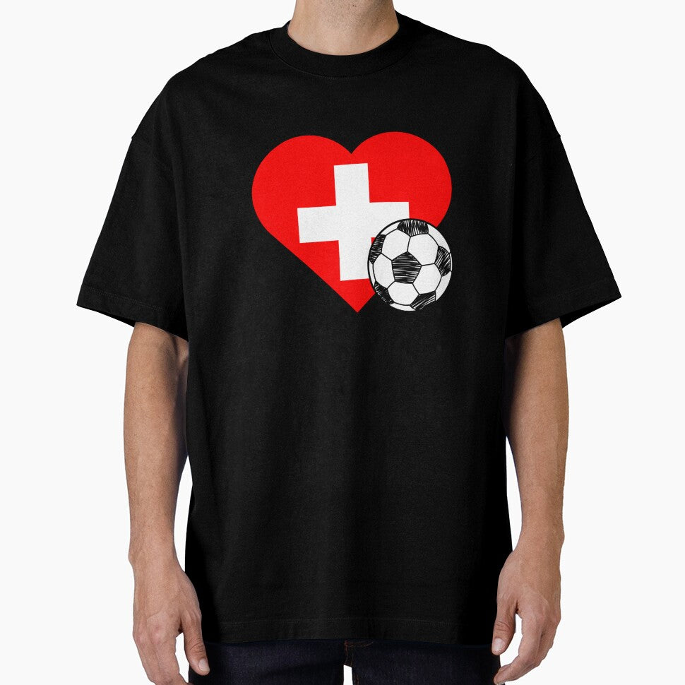 Switzerland Soccer Heart Design by FinalScoreClub