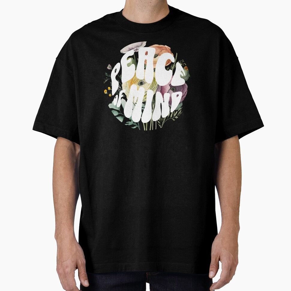 Unisex Peace Of Mind Printed Graphic Tee, Summer by Mad People Clothing