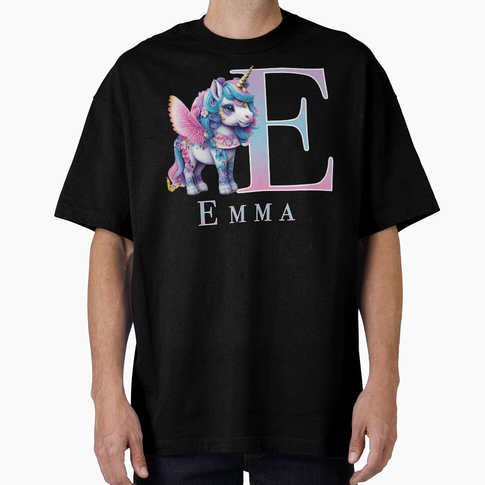 Emma name with a cute unicorn by Lubellebubble20