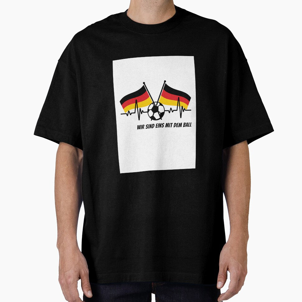 Wir sind eins mit dem Ball -  Football Design - Germany by RM-Journey