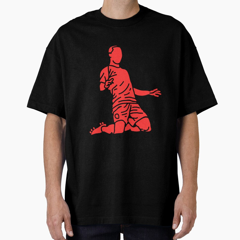 Red Celebrating Player | Player Celebration by Football Stickers World