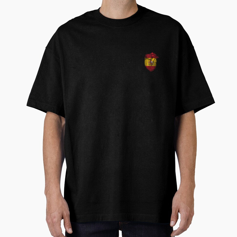 Spain Fan Shirt "Passion & Heart" by Endorfin Garment