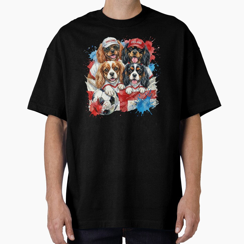Cavalier King Charles spaniels World Cup England Suppawters by The Suppawters